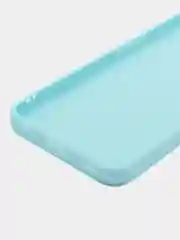 Голубой силиконовый чехол для Realme 9i 4G / Oppo A96, (Реалми 9Ай / Оппо А96), прозрачный