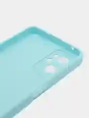 Голубой силиконовый чехол для Realme 9i 4G / Oppo A96, (Реалми 9Ай / Оппо А96), прозрачный