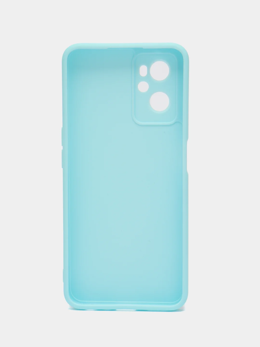 Голубой силиконовый чехол для Realme 9i 4G / Oppo A96, (Реалми 9Ай / Оппо А96), прозрачный