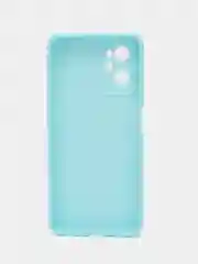 Голубой силиконовый чехол для Realme 9i 4G / Oppo A96, (Реалми 9Ай / Оппо А96), прозрачный