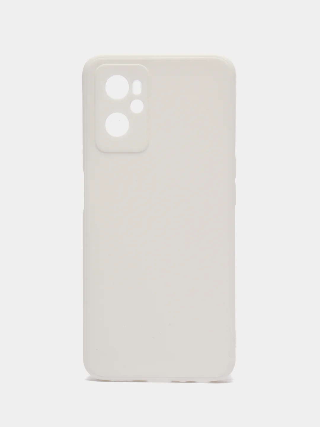 Белый силиконовый чехол для Realme 9i 4G / Oppo A96, (Реалми 9Ай / Оппо А96), прозрачный