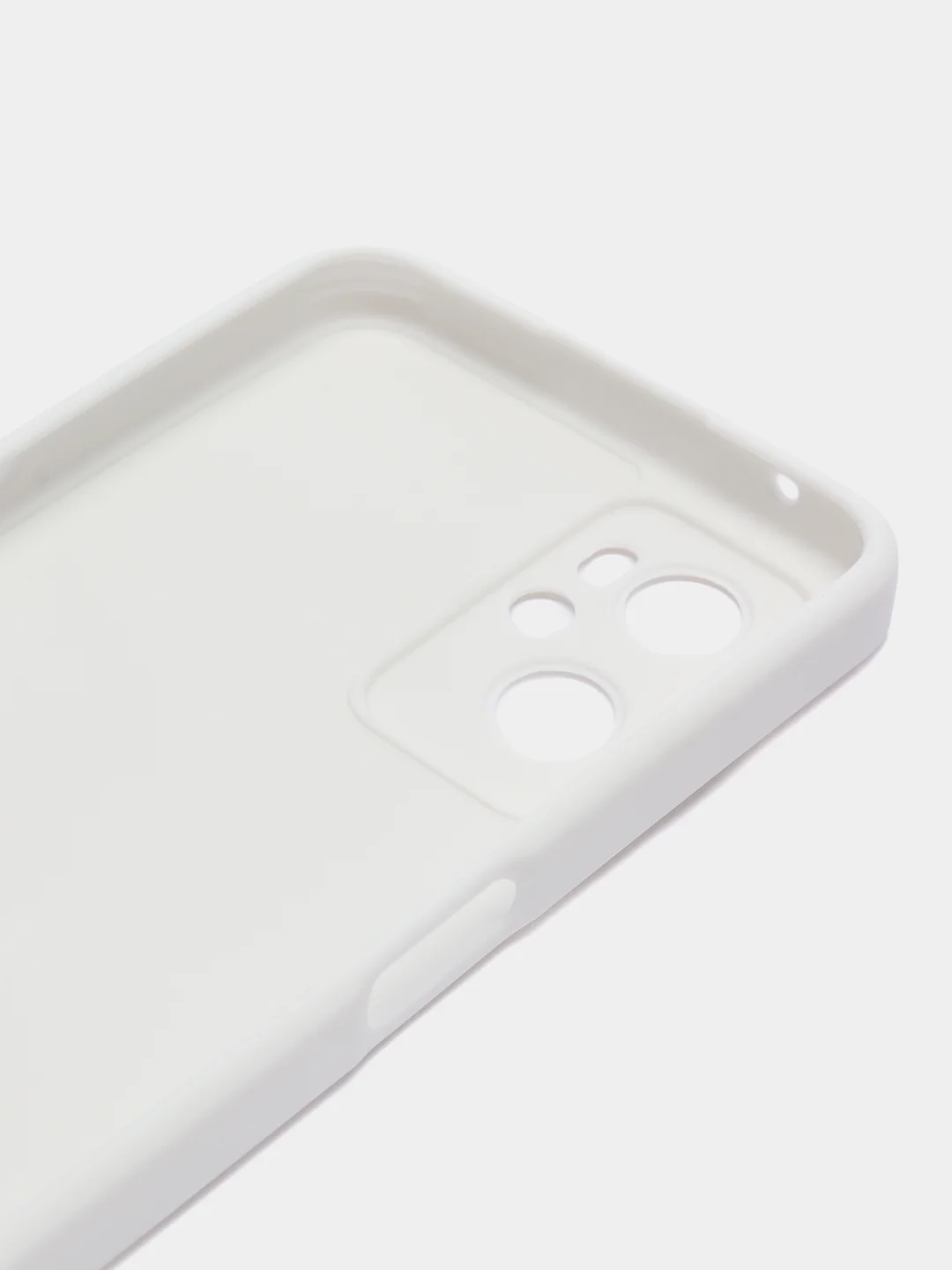 Белый силиконовый чехол для Realme 9i 4G / Oppo A96, (Реалми 9Ай / Оппо А96), прозрачный