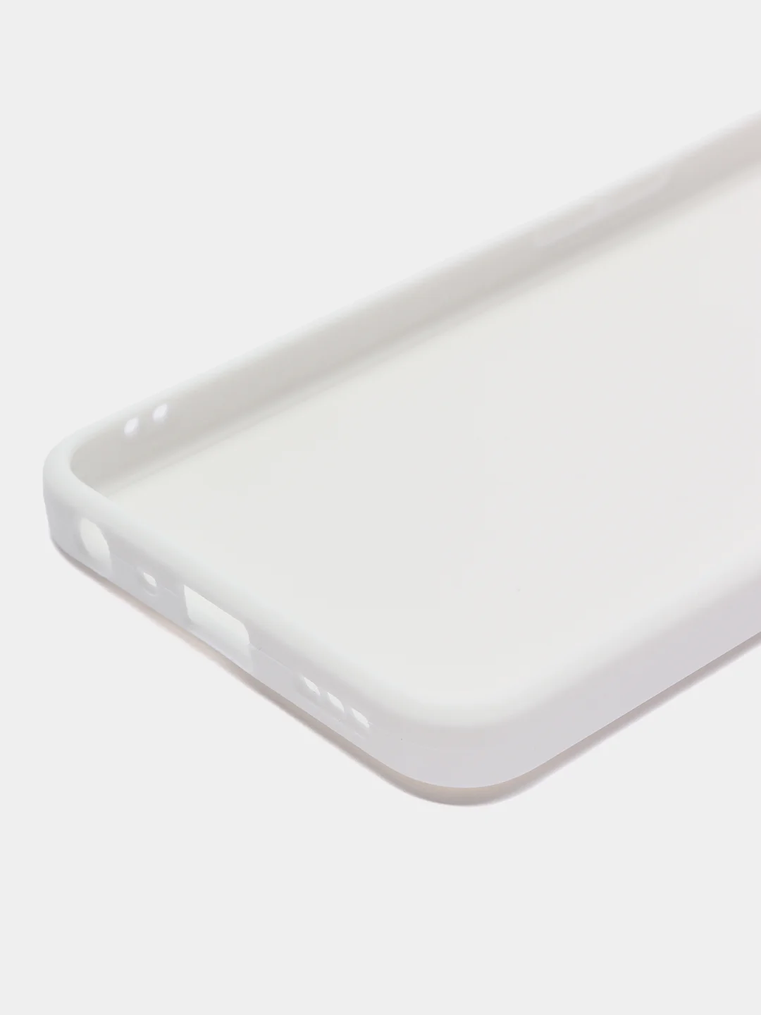 Белый силиконовый чехол для Realme 9i 4G / Oppo A96, (Реалми 9Ай / Оппо А96), прозрачный