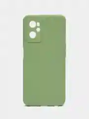 Зеленый силиконовый чехол для Realme 9i 4G / Oppo A96, (Реалми 9Ай / Оппо А96), прозрачный