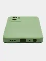 Зеленый силиконовый чехол для Realme 9i 4G / Oppo A96, (Реалми 9Ай / Оппо А96), прозрачный