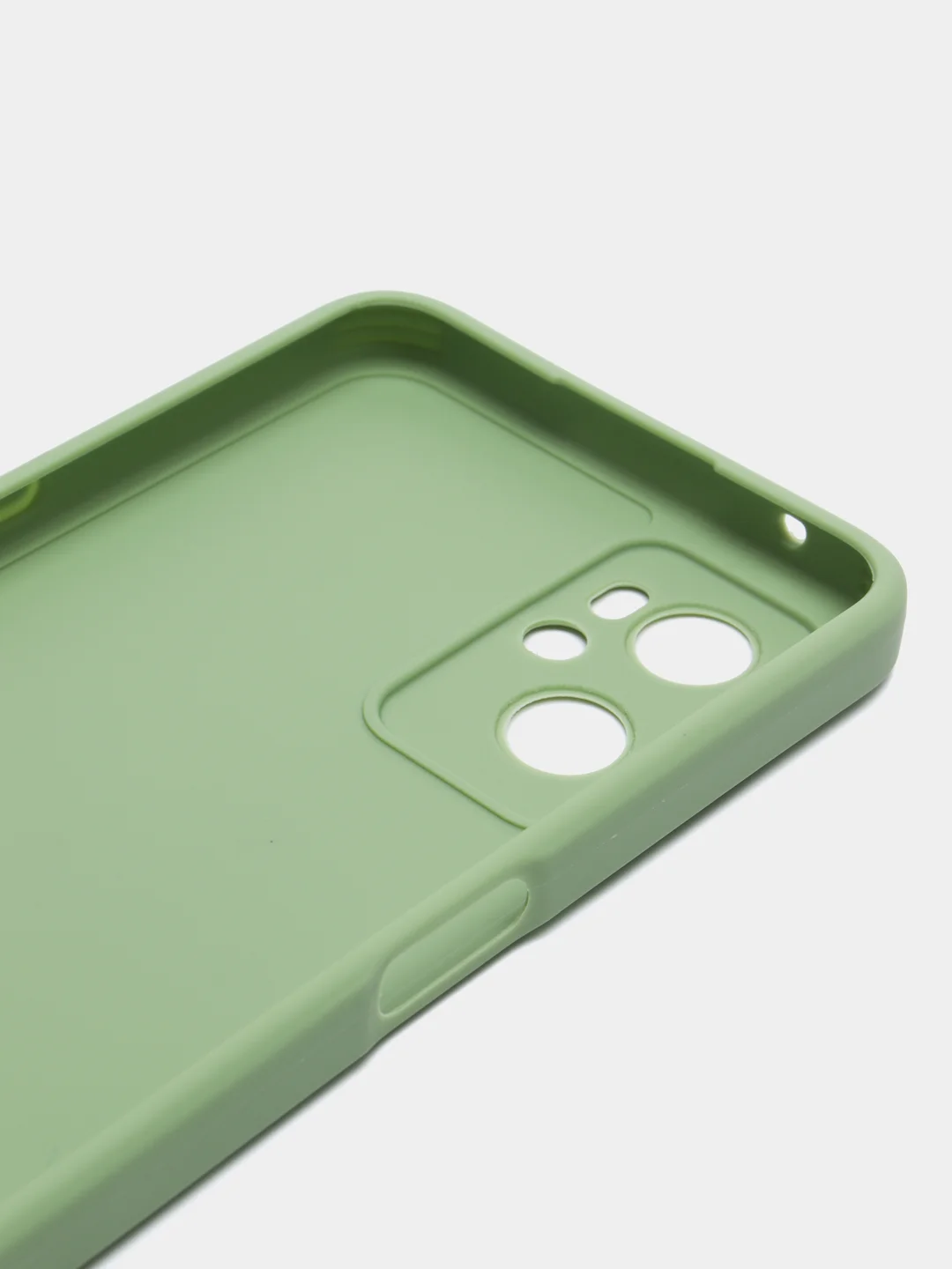 Зеленый силиконовый чехол для Realme 9i 4G / Oppo A96, (Реалми 9Ай / Оппо А96), прозрачный