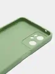 Зеленый силиконовый чехол для Realme 9i 4G / Oppo A96, (Реалми 9Ай / Оппо А96), прозрачный