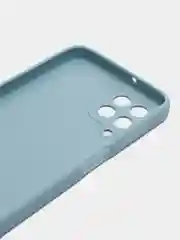 Светло-синий чехол для Samsung Galaxy M33 (Самсунг М33) 5G, с защитой камеры, силиконовый