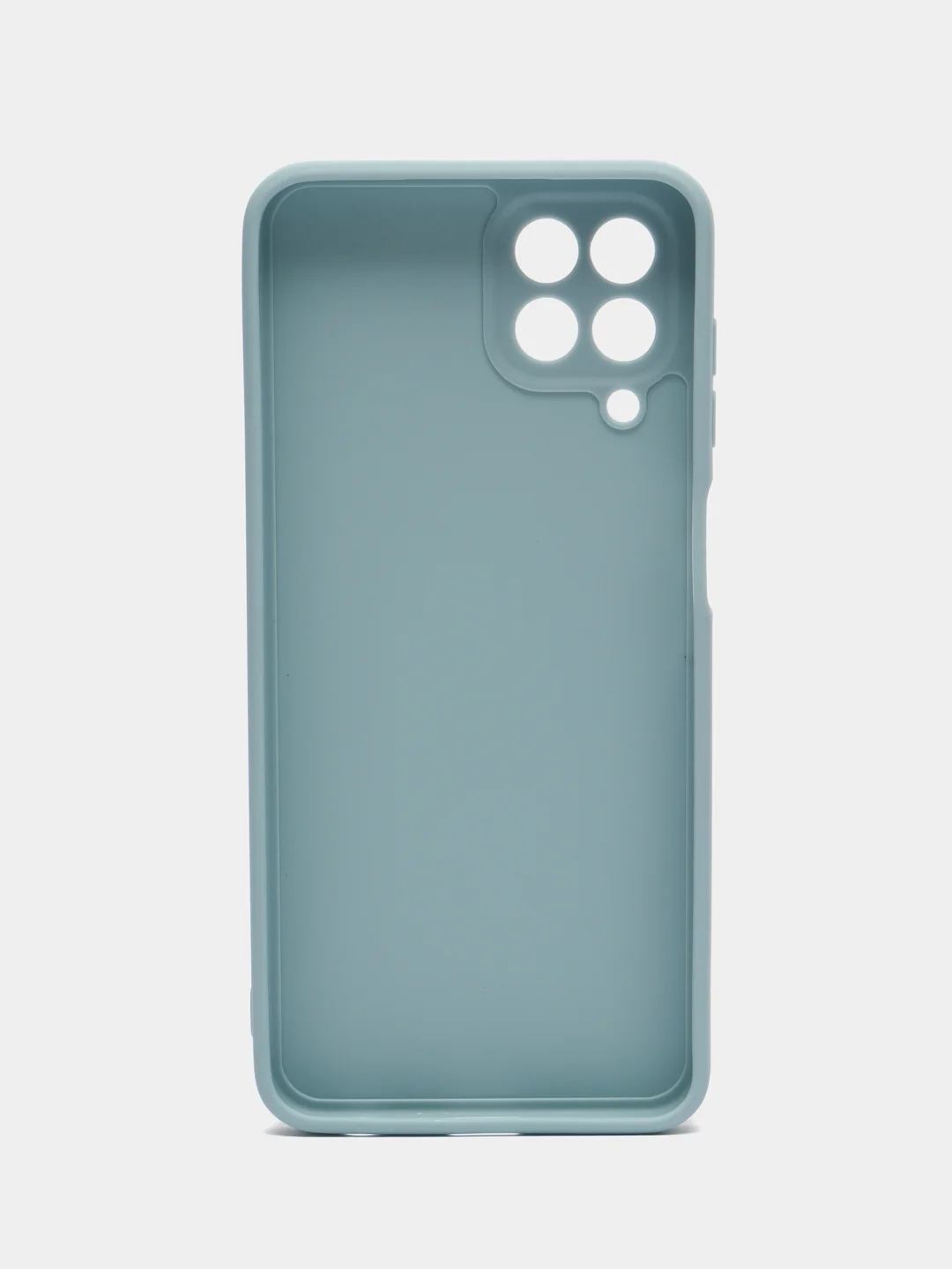 Светло-синий чехол для Samsung Galaxy M33 (Самсунг М33) 5G, с защитой камеры, силиконовый