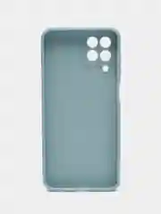 Светло-синий чехол для Samsung Galaxy M33 (Самсунг М33) 5G, с защитой камеры, силиконовый