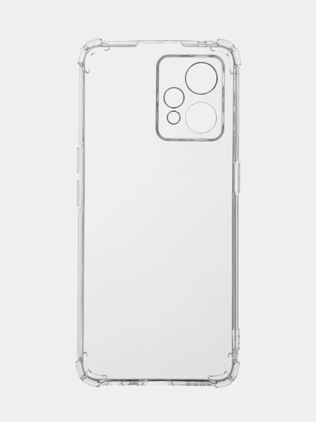 Серебряный чехол для Realme 9 Pro Plus, Realme 9 4G (Реалми 9 4Г, 9 Про Плюс), силиконовый
