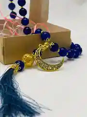 Синий четки с кулоном