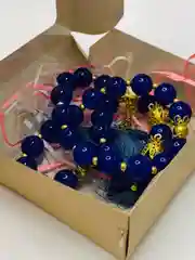 Синий четки с кулоном