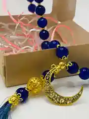 Синий четки с кулоном