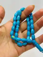 Серый четки с кулоном