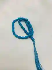 Серый четки с кулоном