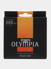 Струны для акустической гитары Olympia AGS, бронза 80/20