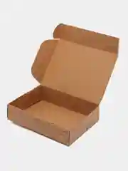 Черный коробка складная крафтовая, 21 х 15 х 5 см, 4 вида