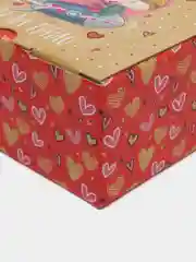Розовый коробка сборная "Любовь", 22 х 15 х 10 см