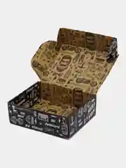 Черный коробка сборная, двухсторонняя