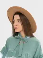 Бежевый женская шляпа
