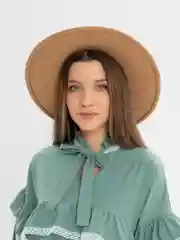 Бежевый женская шляпа