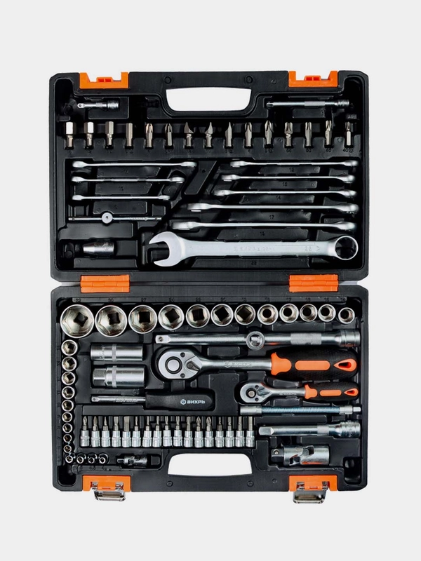 Набор инструментов АВТО 1/2" 1/4" CrV в кейсе 82 предм Вихрь