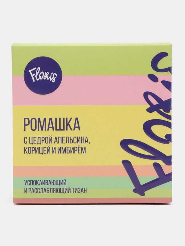 Травяной чай Floris "Ромашка с цедрой апельсина, корицей и имбирем", 50 г