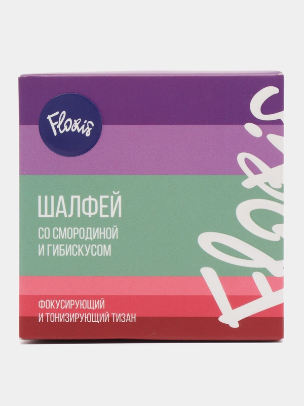 Чайный напиток Floris "Шалфей со смородиной, гибискусом и саган-дайля", 50 г