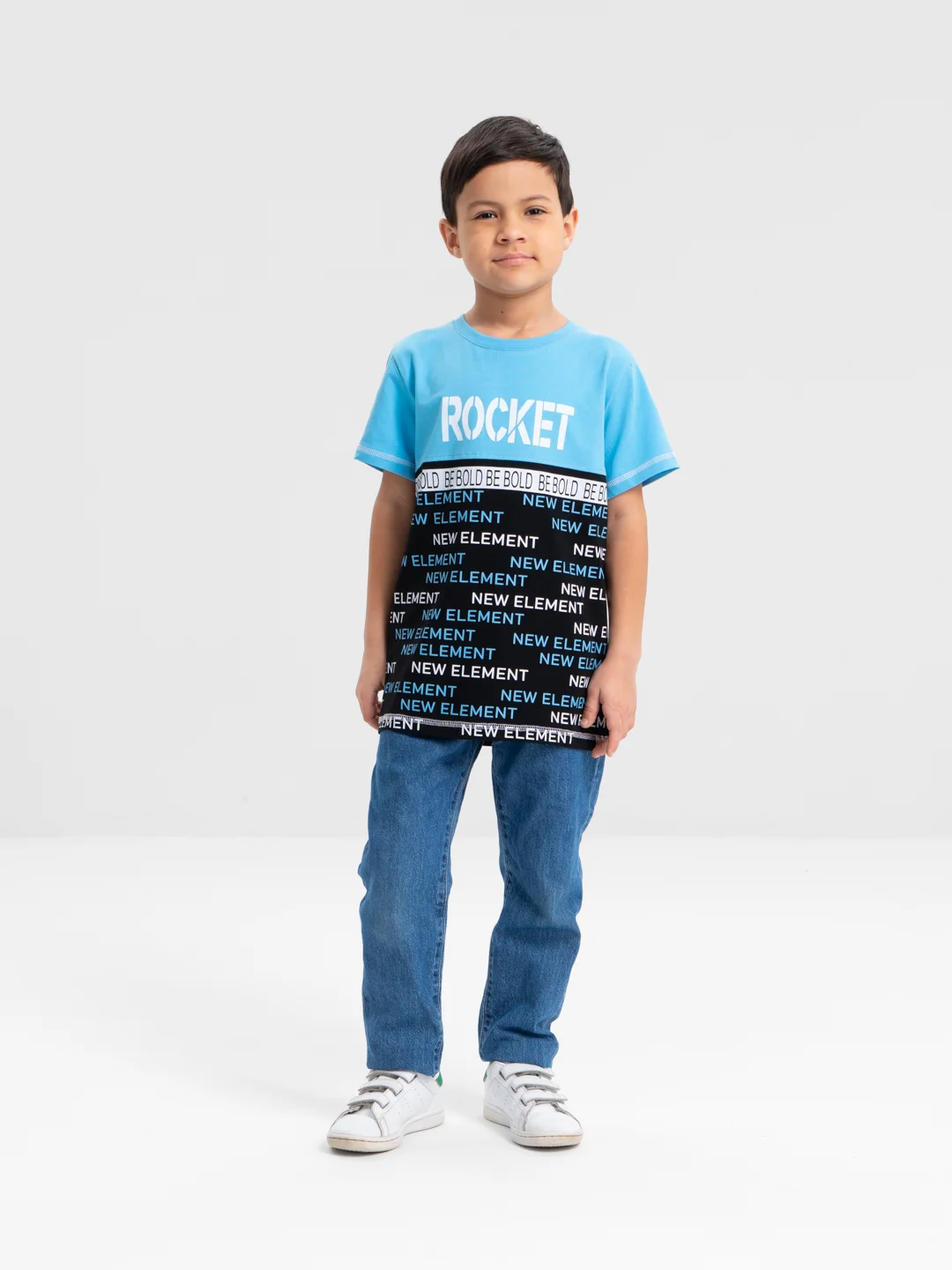 Бирюзовый футболка для мальчика, подростковая. Bonito kids