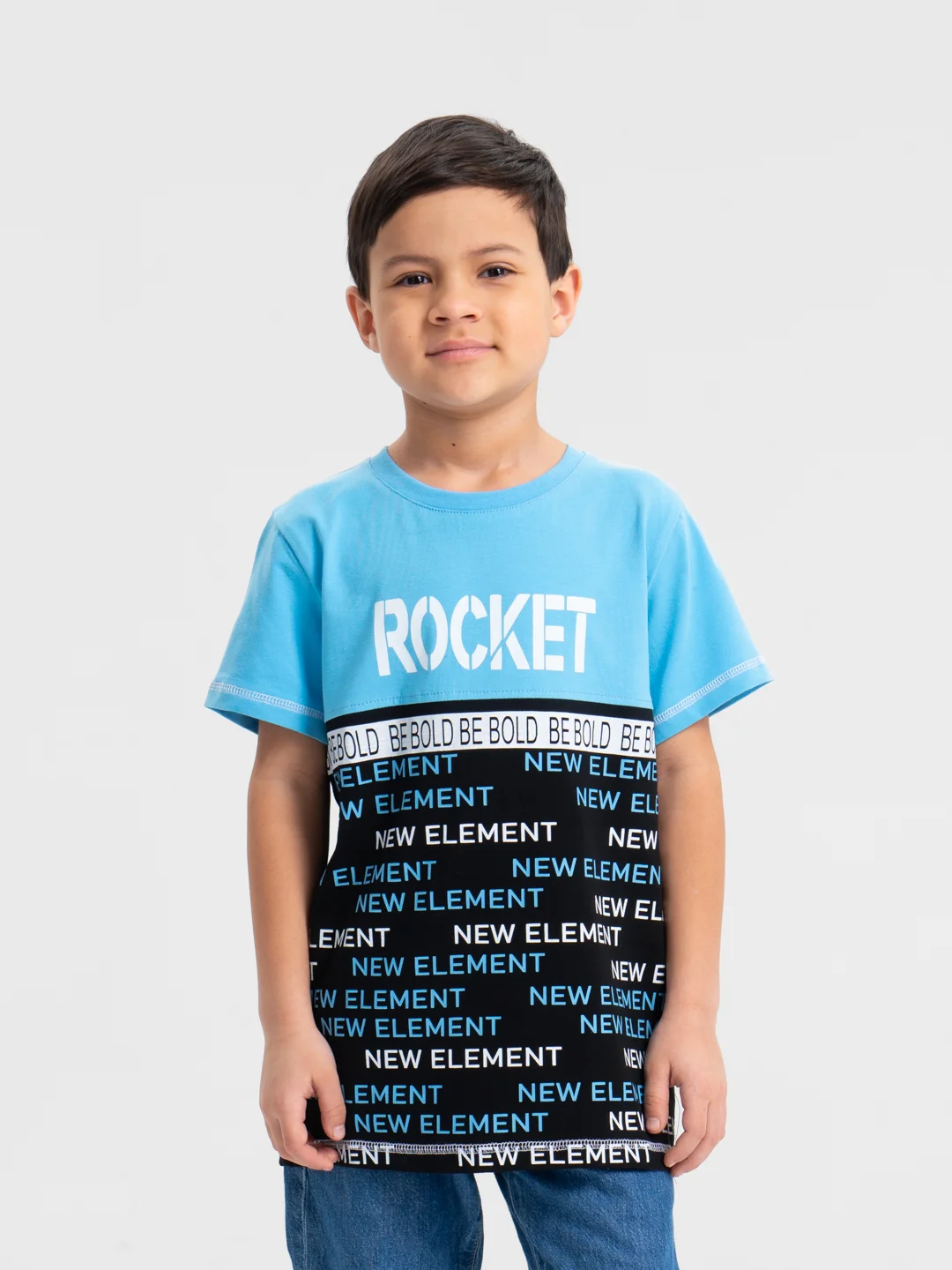 Бирюзовый футболка для мальчика, подростковая. Bonito kids