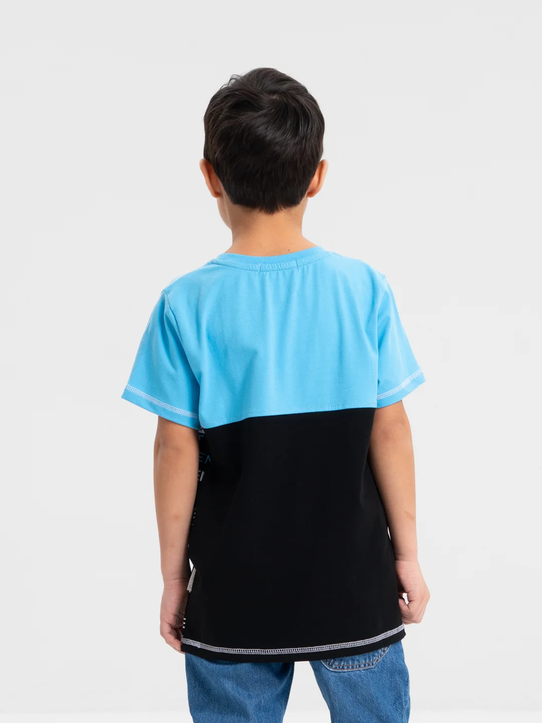 Бирюзовый футболка для мальчика, подростковая. Bonito kids