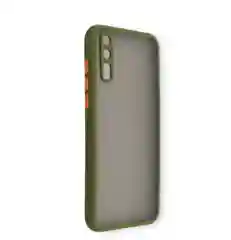 Серый чехол Y8P / HONOR 30i c защитой камеры и матовой спинкой