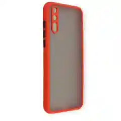Красный чехол Y8P / HONOR 30i c защитой камеры и матовой спинкой