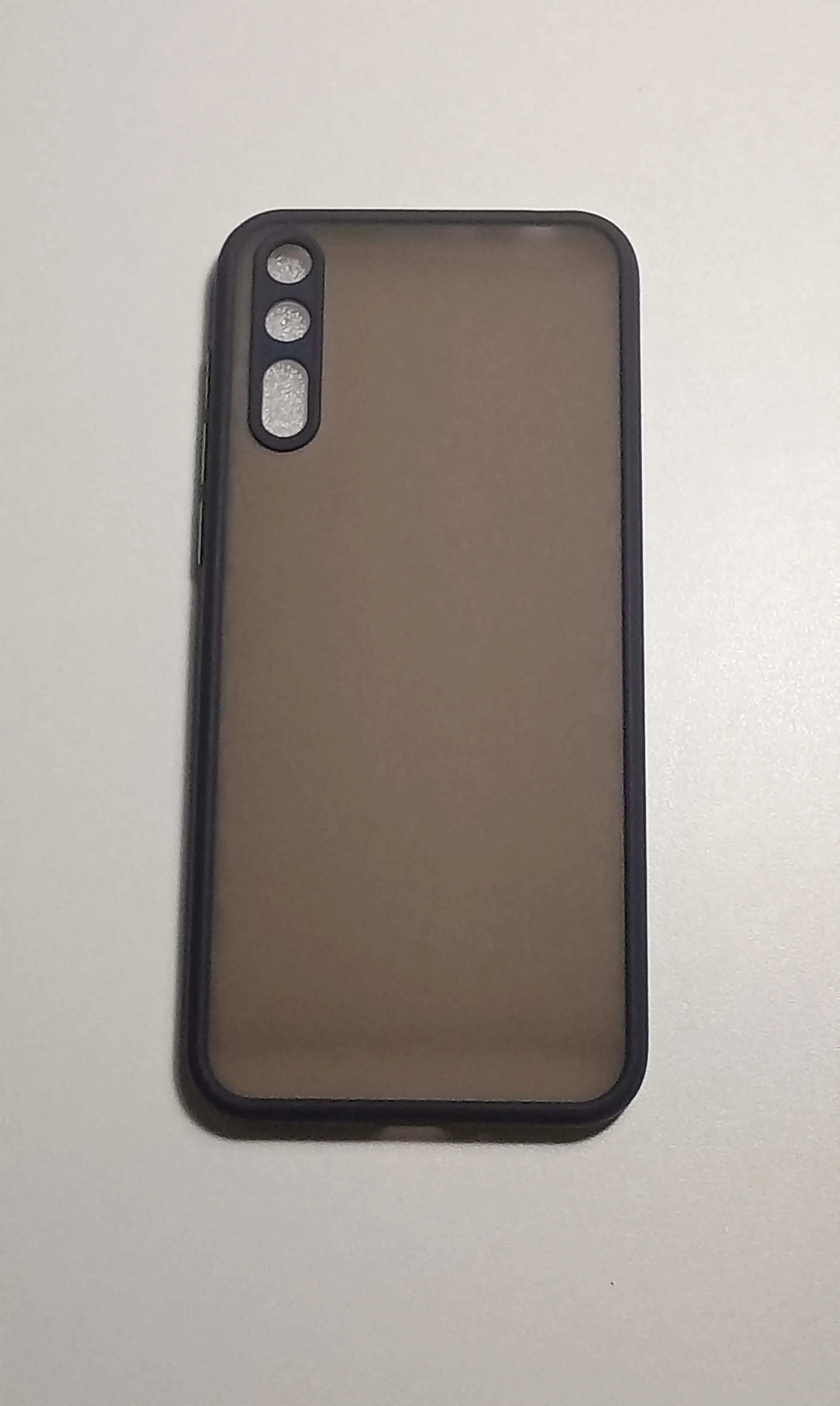 Серый металлик чехол Y8P / HONOR 30i c защитой камеры и матовой спинкой