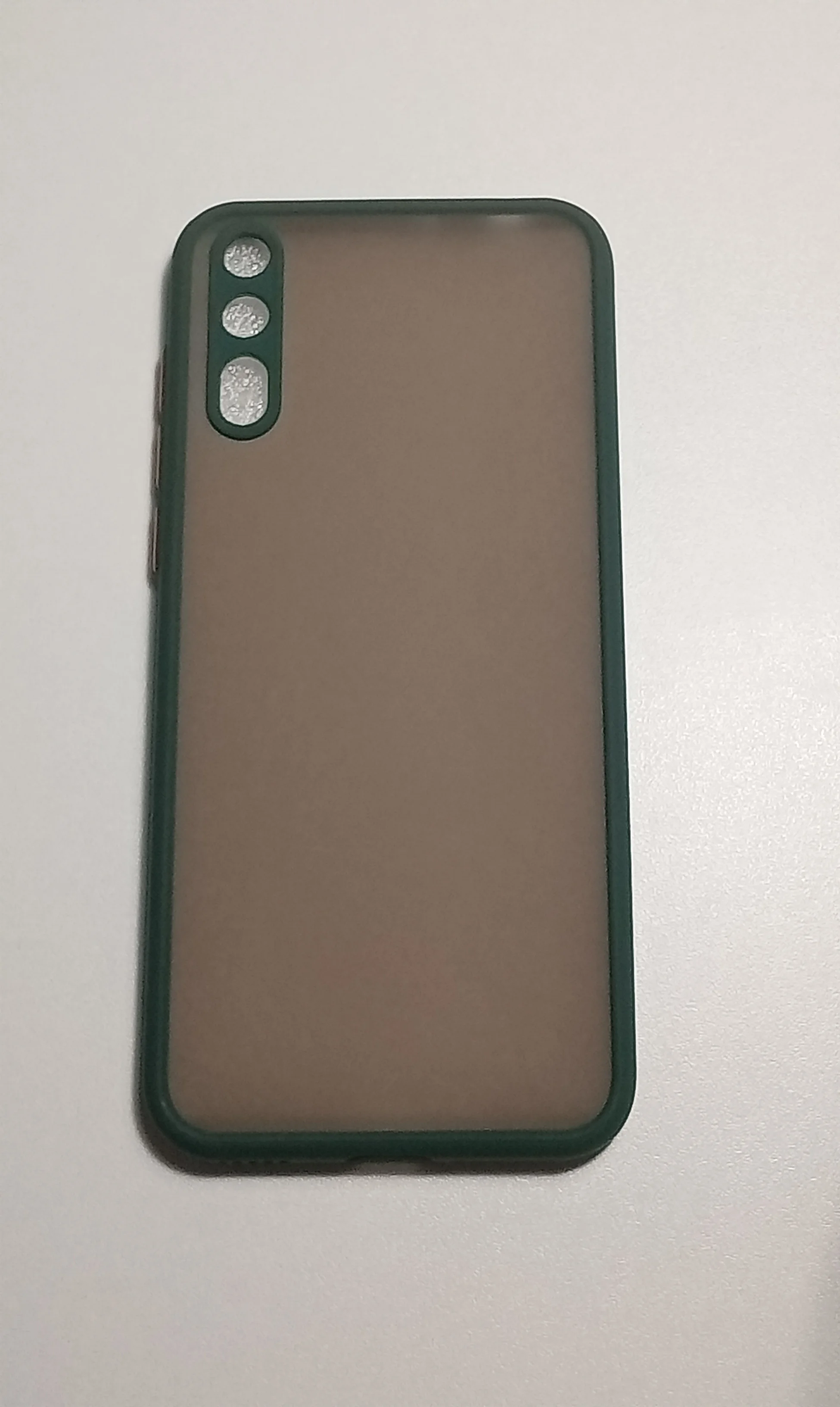 Серый меланж чехол Y8P / HONOR 30i c защитой камеры и матовой спинкой