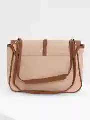 Бежевый сумка женская, через плечо, экокожа
