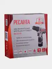 Дрель-шуруповерт аккумуляторная ДА-12-2Л Ресанта