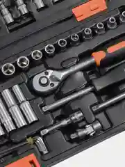 Набор инструментов 1/4" CrV в кейсе 57 предм Вихрь