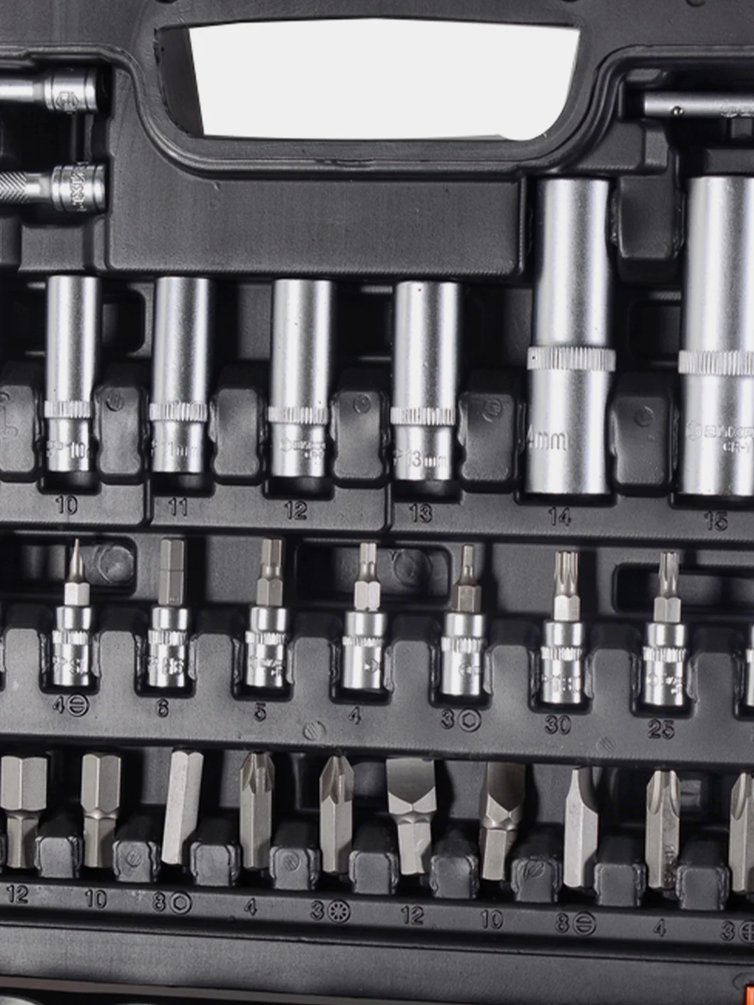 Набор инструментов 1/2" 1/4" CrV в кейсе 94 предм Вихрь