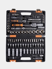 Набор инструментов 1/2" 1/4" CrV в кейсе 94 предм Вихрь