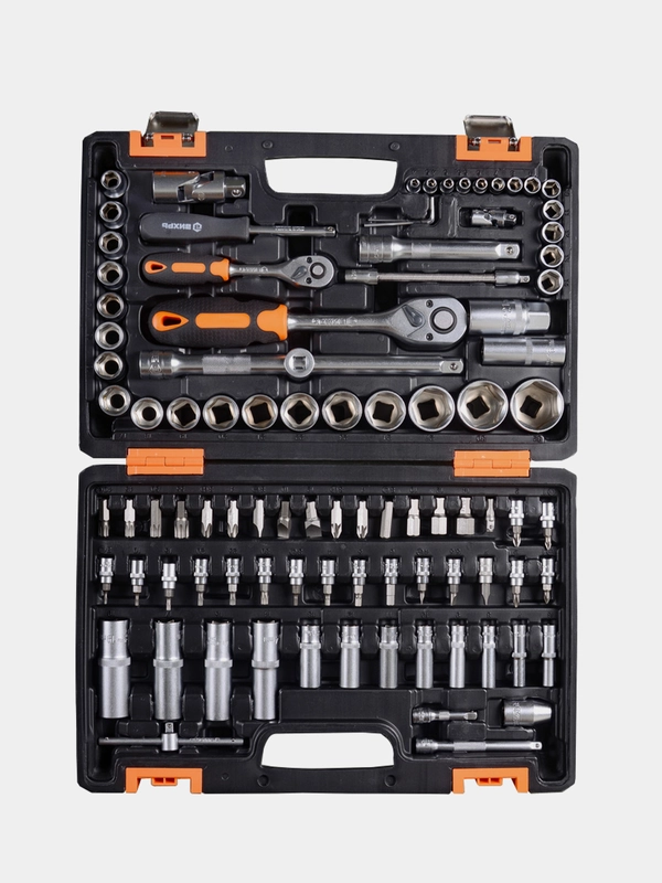 Набор инструментов 1/2" 1/4" CrV в кейсе 94 предм Вихрь