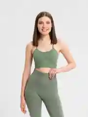 Зелёный хаки спортивный женский костюм, стрейч