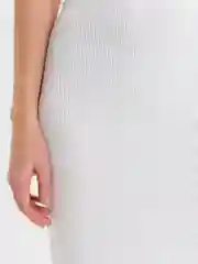 Белый облегающее платье