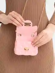 Розовый мини сумка женская