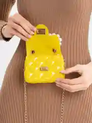 Желтый мини сумка женская