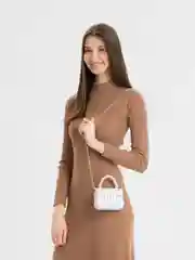 Белый мини сумка женская