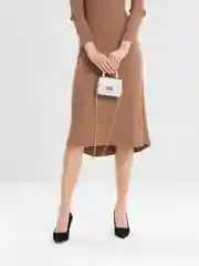 Белый мини сумка женская