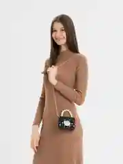 Черный мини сумка женская