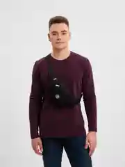 Черный сумка на пояс